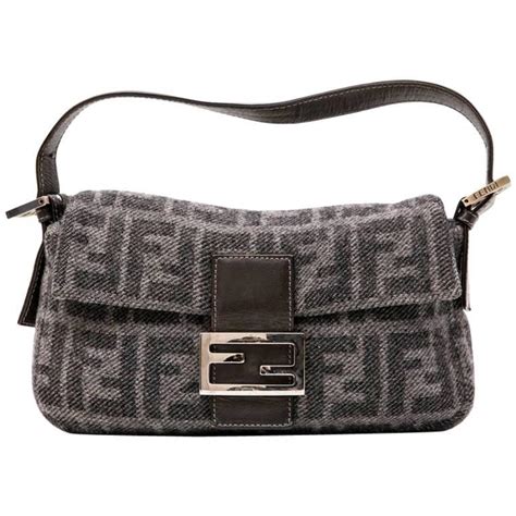 fendi monogram micro creniera|fendi grey handbags.